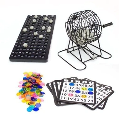 HOÀ TỐC Lồng quay loto bingo sắt 75 quả bóng Tiệc bar, gia đình, giá 269k 2