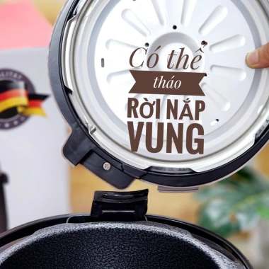 HỎA TỐC Nồi Áp Suất Điện Đa Năng Kalpen P1 2.5L Công Nghệ Đức Cao Cấp - Giá Ưu Đãi 1.45 Triệu