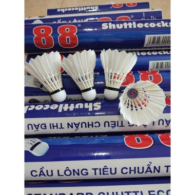 HOÀ TỐC Quả Cầu Lông 88 Chính Hãng Chuẩn Thi Đấu 1 ống 12 quả - Giá 405.000₫