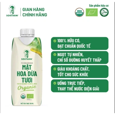 Hỏa Tốc Set Quà Tết 2.026 Mật Hoa Dừa Sokfarm – Bộ Gia Vị Hữu Cơ, 250.000đ 5