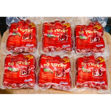 HỎA TỐC SG Lạp Xưởng Tươi Nhà Làm Cô Tuyết Cai Lậy – Thơm ngon, nạc nhiều, chuẩn vị Miền Tây 155k 7