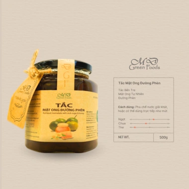 HOẢ TỐC Tắc Gừng Mật Ong MD Green Foods 500g - Giảm Ho, Tiêu Đờm, 100% Thiên Nhiên 5 HOẢ TỐC Tắc Gừng Mật Ong MD Green Foods 500g - Giảm Ho, Tiêu Đờm, 100% Thiên Nhiên 5
