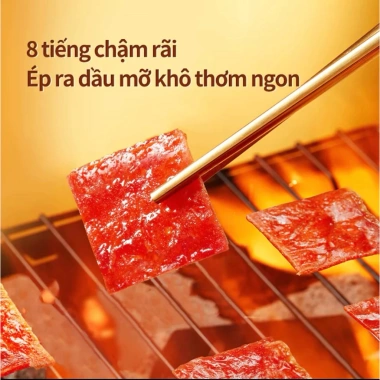 Hỏa Tốc Thịt Heo Nướng Khô Rork Bakkwa Snack Nội Địa Trung Mềm Dai Đậm Vị - Giá 70.000đ 6