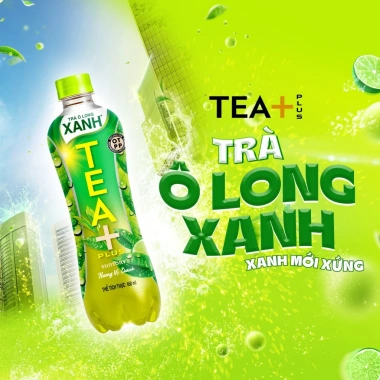 HỎA TỐC Thùng 24 Chai Trà Ô Long Xanh Tea+ 450ml - Giảm giá 20% chỉ 232.000₫