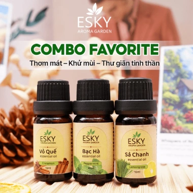 Hỏa Tốc Tinh Dầu Nguyên Chất ESKY Aroma Garden Đuổi Muỗi Giảm Stress 3x10ml - 160.900đ 10 Hỏa Tốc Tinh Dầu Nguyên Chất ESKY Aroma Garden Đuổi Muỗi Giảm Stress 3x10ml - 160.900đ 10