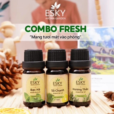 Hỏa Tốc Tinh Dầu Nguyên Chất ESKY Aroma Garden Đuổi Muỗi Giảm Stress 3x10ml - 160.900đ 11 Hỏa Tốc Tinh Dầu Nguyên Chất ESKY Aroma Garden Đuổi Muỗi Giảm Stress 3x10ml - 160.900đ 11