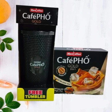 Hỏa Tốc TPHCM Combo 2 Hộp Cà Phê Phố Gold + Tặng Ly Kim Cương - Giá ưu đãi 112.782₫