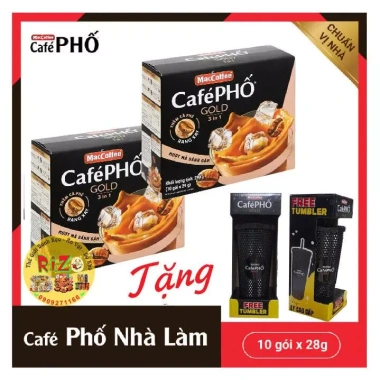 Hỏa Tốc TPHCM Combo 2 Hộp Cà Phê Phố Gold + Tặng Ly Kim Cương - Giá ưu đãi 112.782₫