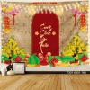 Hoả Tốc Tranh vải Tết 2.025 - Backdrop sự kiện chúc mừng năm mới, giảm giá 85.000 VND 2