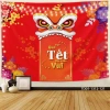 Hoả Tốc Tranh vải Tết 2.025 - Backdrop sự kiện chúc mừng năm mới, giảm giá 85.000 VND 5