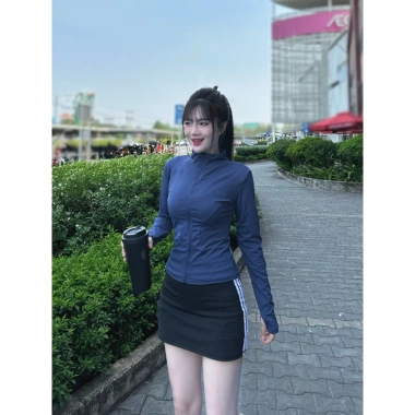 Hỏa Tốc TT21 Áo khoác thể thao nhỏ, ôm body, tăng size 36‑70kg, tôn dáng 139k 5