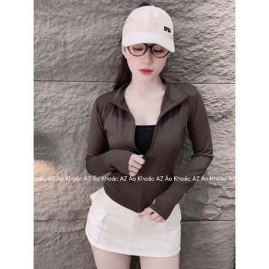Hỏa Tốc TT21 Áo khoác thể thao nhỏ, ôm body, tăng size 36‑70kg, tôn dáng 139k 10