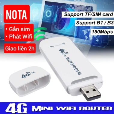 Hỏa tốc USB phát WiFi DCOM 4G LTE Olax - Tốc độ 150Mbps, Giá giảm 298.000 VND