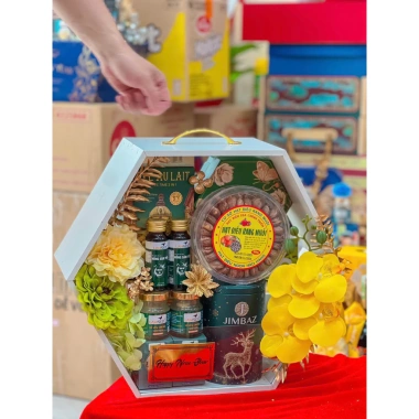 HỎA TỐC V049 Giỏ Quà Tết Cao Cấp Set Yến Sào - Giảm Giá 919k 2