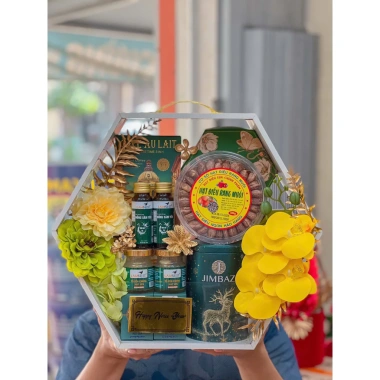 HỎA TỐC V049 Giỏ Quà Tết Cao Cấp Set Yến Sào - Giảm Giá 919k 5