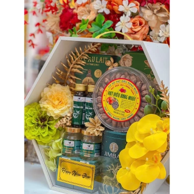 HỎA TỐC V049 Giỏ Quà Tết Cao Cấp Set Yến Sào - Giảm Giá 919k 6