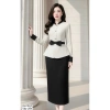 HOÀ TỐC: Váy dạ đen peplum công sở DS7.424 - Eo nơ sang chảnh, giá ưu đãi 492k 9