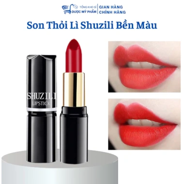 Hoàn Tiền 15% Son Thỏi Lì Shuzili Cao Cấp - Màu Chuẩn, Dưỡng Ẩm, Chống Thấm Nước - 99.000 VND