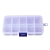 HOẠT ĐỘNG ĐIỀU CHỈNH 10 Lưới Nhựa Trong Suốt Hộp Bảo Quản Nhẫn và Hạt Trang Sức 4