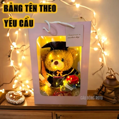 HoảTốcHCM Gấu bông tốt nghiệp 30cm Teddy cử nhân dễ thương, quà tặng thiệp, chỉ 44.900₫ HoảTốcHCM Gấu bông tốt nghiệp 30cm Teddy cử nhân dễ thương, quà tặng thiệp, chỉ 44.900₫