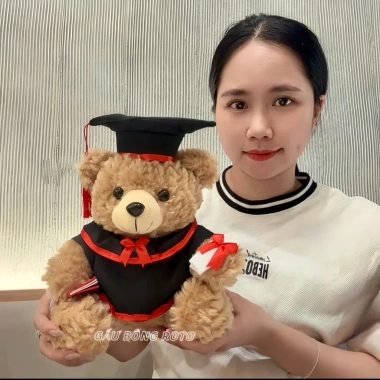 HoảTốcHCM Gấu bông tốt nghiệp 30cm Teddy cử nhân dễ thương, quà tặng thiệp, chỉ 44.900₫ 2 HoảTốcHCM Gấu bông tốt nghiệp 30cm Teddy cử nhân dễ thương, quà tặng thiệp, chỉ 44.900₫ 2