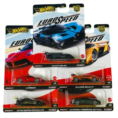 Hobby Store HP01 Hot Wheels Premium Euro Speed - Laferrari, McLaren, Bugatti, Aston Martin, giá chỉ 189.000 VND