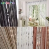 HOBBYIN Cửa Phòng Chia Thủy Tinh 1Mx2M Pha Lê Sương Thả Dây Xích Hạt Sang Trọng