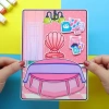 Học Liệu Bóc Dán Búp Bê Thay Đồ Giấy Tocaboca H31 - Công Chúa Bé Gái Giá 100.000đ 3