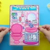 Học Liệu Bóc Dán Búp Bê Thay Đồ Giấy Tocaboca H31 - Công Chúa Bé Gái Giá 100.000đ 4