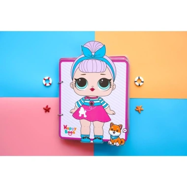 Học liệu Bóc Dán Ngôi Nhà Búp Bê Thay Đồ Công Chúa Happy Book Montessori – Đồ chơi giáo dục – Giá Ưu Đãi 170k cho bé 4-6 tuổi 2