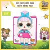 Học liệu bóc dán Ngôi Nhà Búp Bê Thay Đồ Công Chúa Happy Book Montessori - Giấy In Chất Lượng, Giá Ưu Đãi 150.000₫
