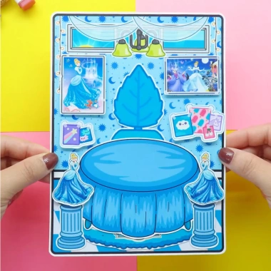 Học Liệu Cinderrella Quite Book - Đồ chơi bóc dán, Squishy Kuromi, Giá chỉ 139k