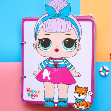 Học liệu Montessori Búp bê công chúa Toca Boca Đồ chơi thủ công thay đồ ngôi nhà búp bê Giá chỉ 99.000 VND