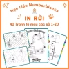 Học liệu Tô màu Nhân vật Numberblocks 1-20 - Giá chỉ 10.000 VNĐ, khuyến mãi