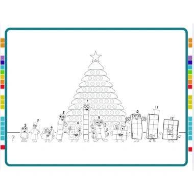 Học liệu Tô màu Nhân vật Numberblocks 1-20 - Giá chỉ 10.000 VNĐ, khuyến mãi