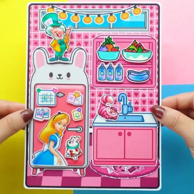 Học Liệu Toca Alice Quite Book - Đồ Chơi Bóc Dán cho Bé Gái Kuromi Cô Tiên Xanh 99.000 VNĐ 6
