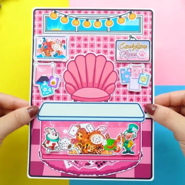 Học Liệu Toca Alice Quite Book - Đồ Chơi Bóc Dán cho Bé Gái Kuromi Cô Tiên Xanh 99.000 VNĐ 7