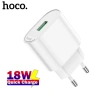 Hoco C109A QC3.0 USB 18W Sạc Nhanh Cổng Đơn Phích Cắm EU - Bộ Sạc Tường Du Lịch 10