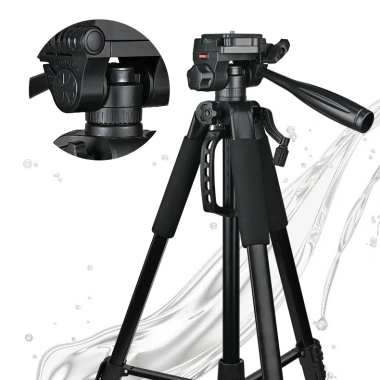 HOLOCOM Tripod F180ST 3 Chân 360 độ Chỉnh Cao Thấp - Chụp Ảnh và Quay Phim, Giá 349k 3