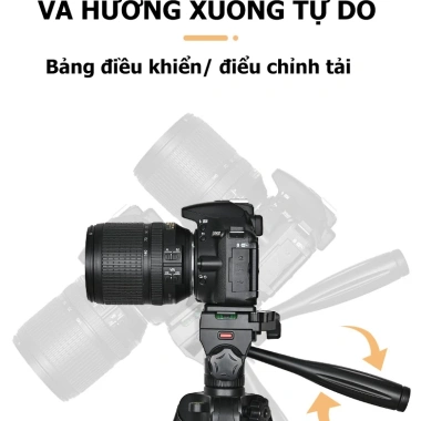 HOLOCOM Tripod F180ST 3 Chân 360 độ Chỉnh Cao Thấp - Chụp Ảnh và Quay Phim, Giá 349k 4
