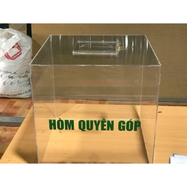 Hòm Phiếu Mica Đủ Size, Thùng Bốc Thăm Chất Lượng, Giá Rẻ, Đảm Bảo Trong Suốt - 285.000 VND