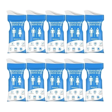 HOMEIN 10 Túi Đi Tiểu Khẩn Cấp 800ml Dùng Một Lần Vệ Sinh Du Lịch Tiết Kiệm 18% 7