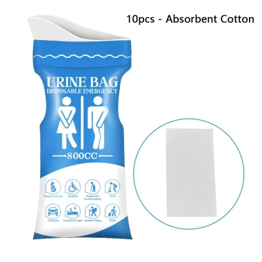 HOMEIN 10 Túi Đi Tiểu Khẩn Cấp 800ml Dùng Một Lần Vệ Sinh Du Lịch Tiết Kiệm 18% 10