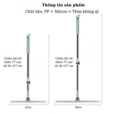 Homix Chổi Gạt Nước Cao Su Mềm - Gạt sạch nước, bụi, mảnh vụn chỉ 1 kéo, 59.500₫ 5