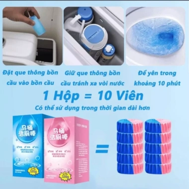 Homix Cốc Thả Bồn Cầu Khử Mùi, Diệt Khuẩn, Trắng Sáng, Tiết Kiệm Thời Gian Rửa 2