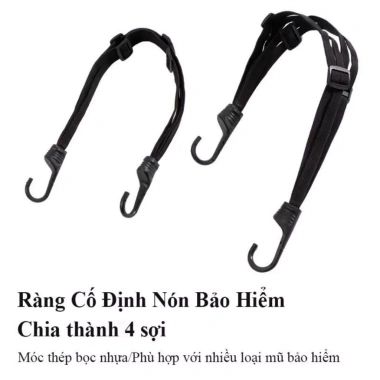 Homix Dây Thun Ràng Đồ Đàn Hồi Tốt, Giữ Chắc Khi Đi Xa, Chở Hàng Trên Xe