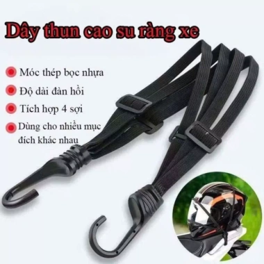 Homix Dây Thun Ràng Đồ Đàn Hồi Tốt, Giữ Chắc Khi Đi Xa, Chở Hàng Trên Xe 6 Homix Dây Thun Ràng Đồ Đàn Hồi Tốt, Giữ Chắc Khi Đi Xa, Chở Hàng Trên Xe 6