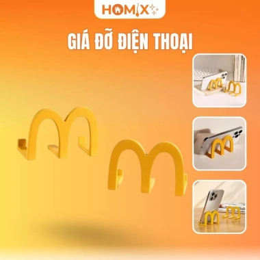 Homix Giá Đỡ Điện Thoại Cố Định Xem Video, Phim, Học Online, Chống Trượt - Giá 29.750₫