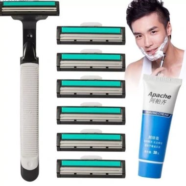Homix Giá Đỡ & Lưỡi Dao Cạo Râu Thay Dễ Dàng, Sắc Bén - Cạo Râu, Tỉa Mép 79.050 VND