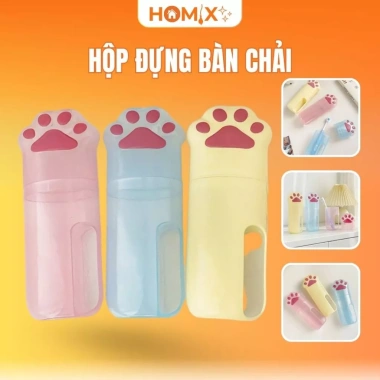 Homix Hộp Đựng Bàn Chải Chống Bụi, Côn Trùng, Ẩm Mốc - Giữ Vệ Sinh, Giá 67.150₫